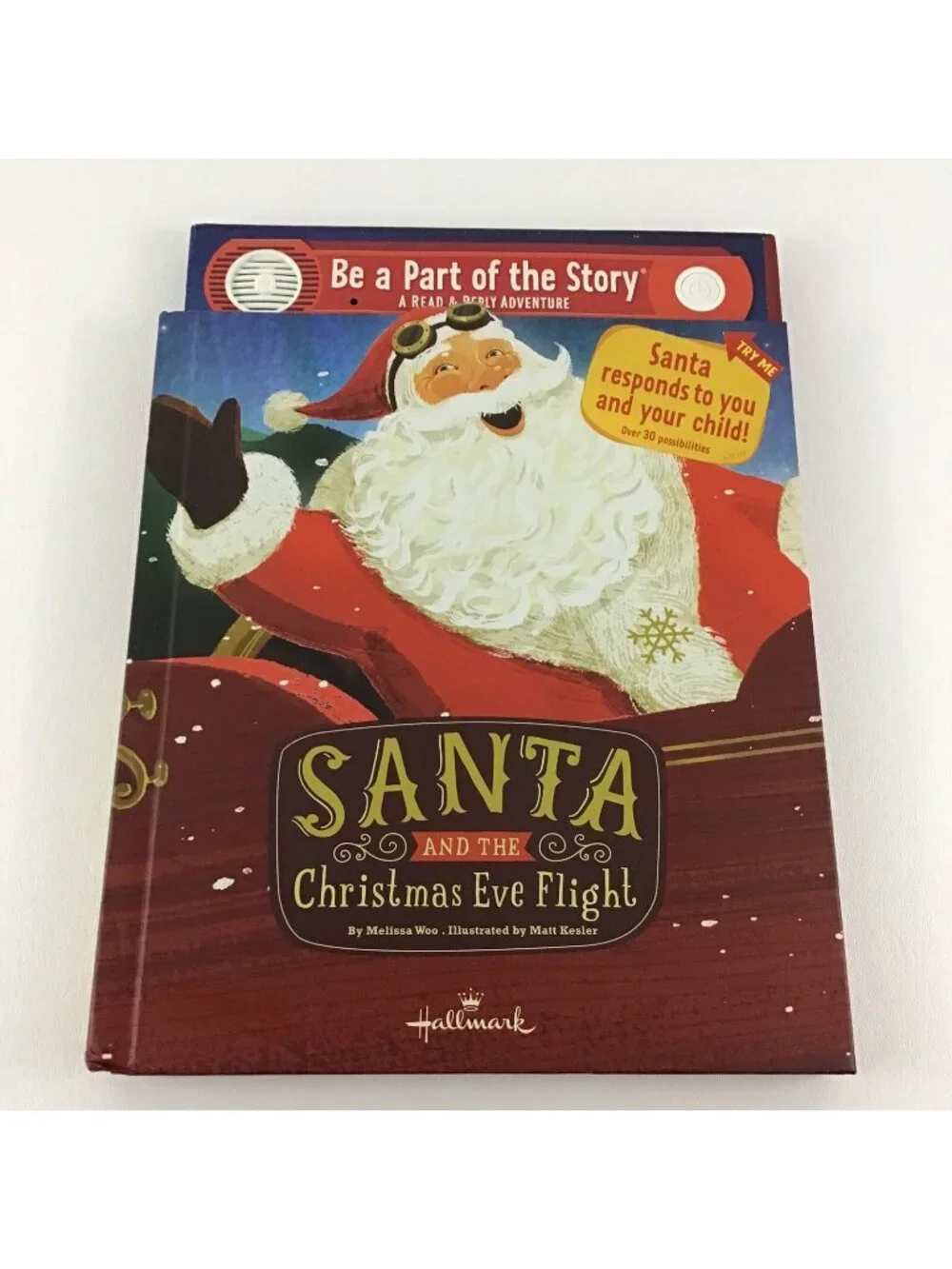 Hallmark Santa And The Christmas Eve Flight Book A Read & Replay Adventure 2013